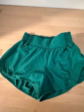 lululemon athletica Teal Running Shorts